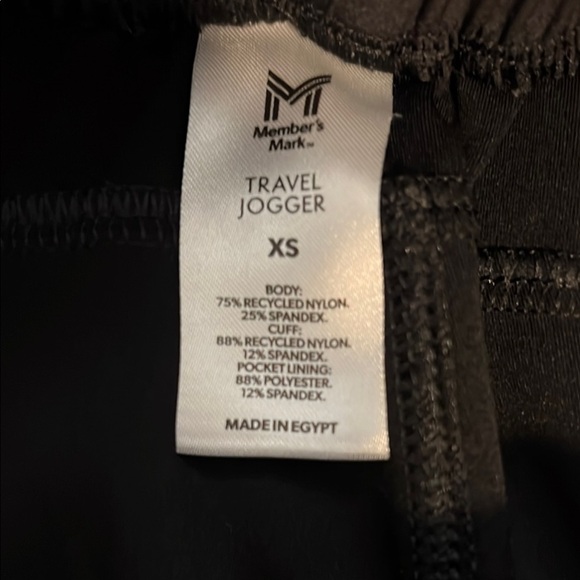 Black Jogger Pants w Pockets - Picture 2 of 5